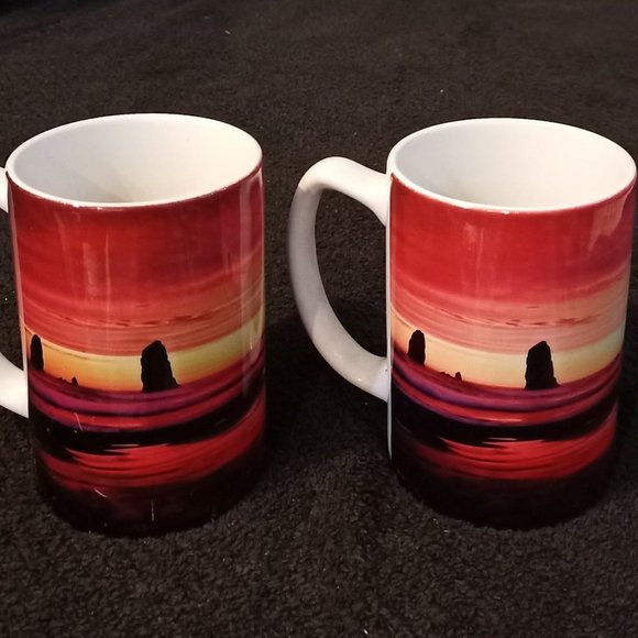 2 Orca Coatings Large Ceramic Coffee Mugs OR Coast - Picture 2 of 5